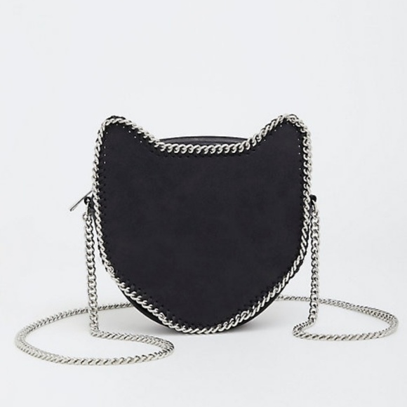 Black Chainlink Cat Crossbody Bag - Picture 3 of 3